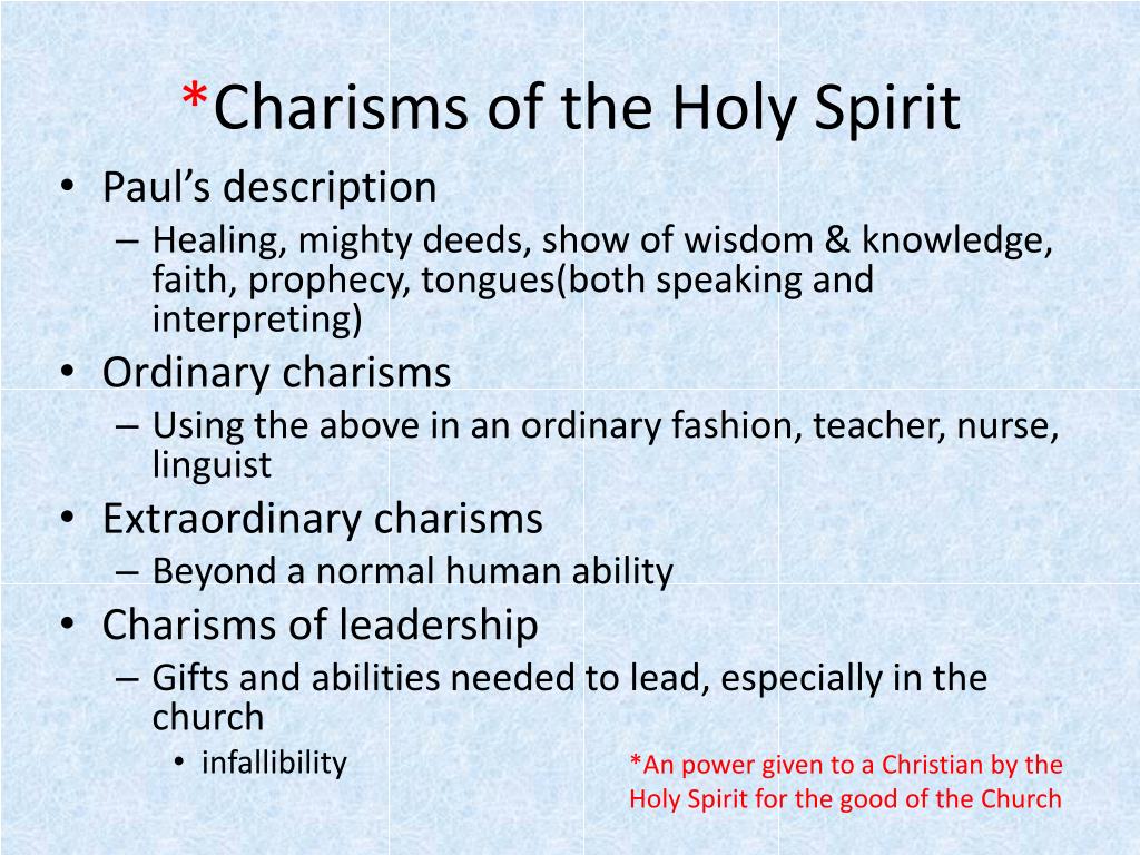 PPT - The Holy Spirit & the Church PowerPoint Presentation, free ...