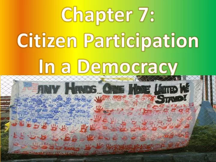 essay on citizen participation