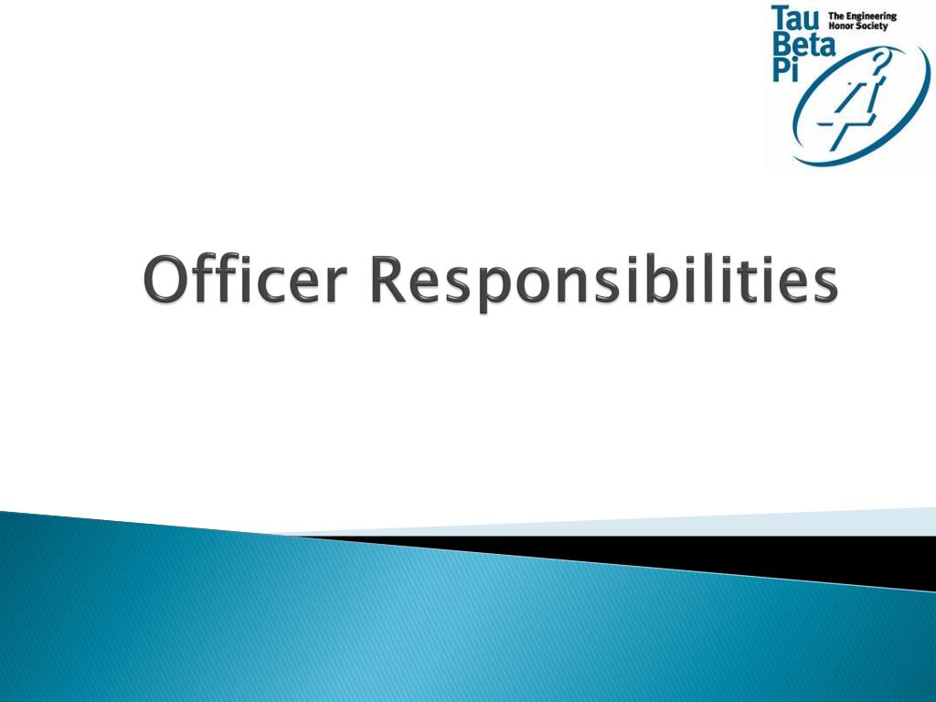 assignment officer responsibilities