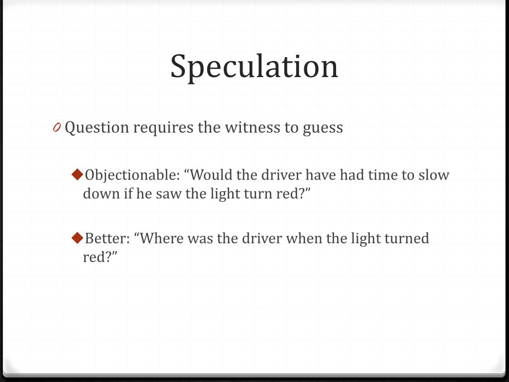 PPT Rules of Evidence and Objections PowerPoint Presentation, free