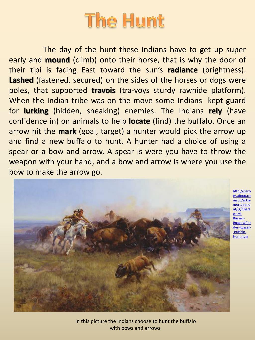 PPT - Buffalo Hunt By Russell Freedman PowerPoint Presentation, free ...