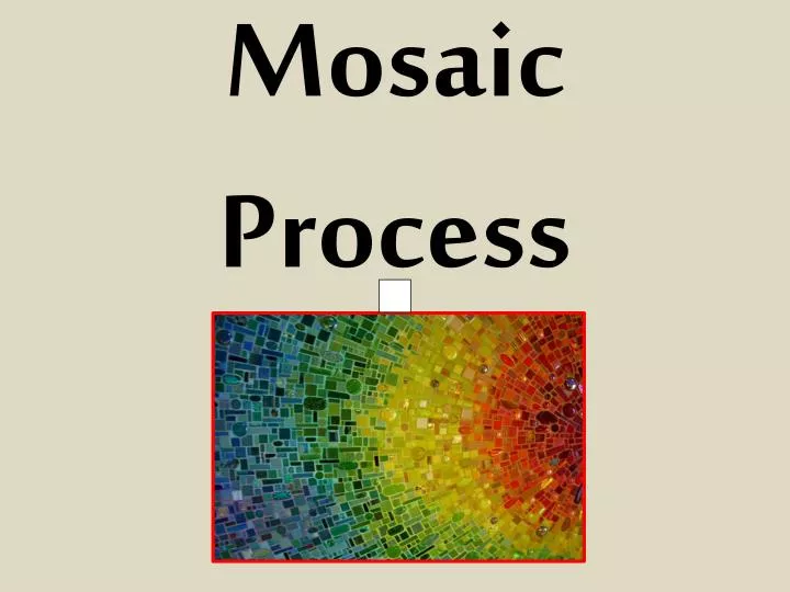 mosaic process n.