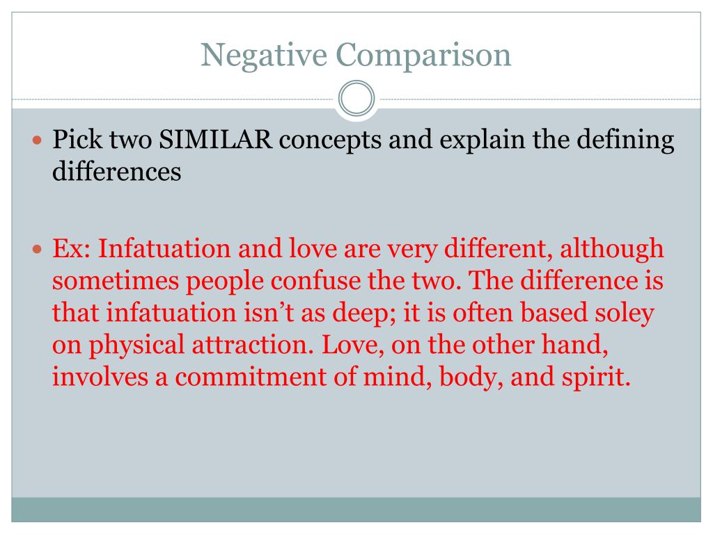negatively compare synonym negatively compare synonym