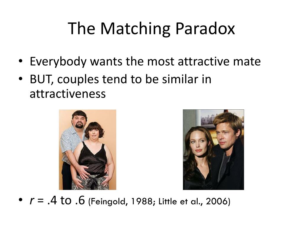 what is matching hypothesis