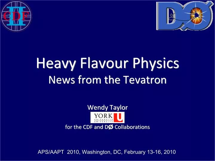 heavy flavour physics news from the tevatron n.
