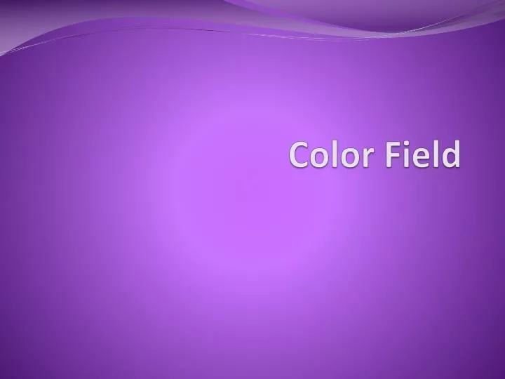 PPT Color Field PowerPoint Presentation, free download ID2209318