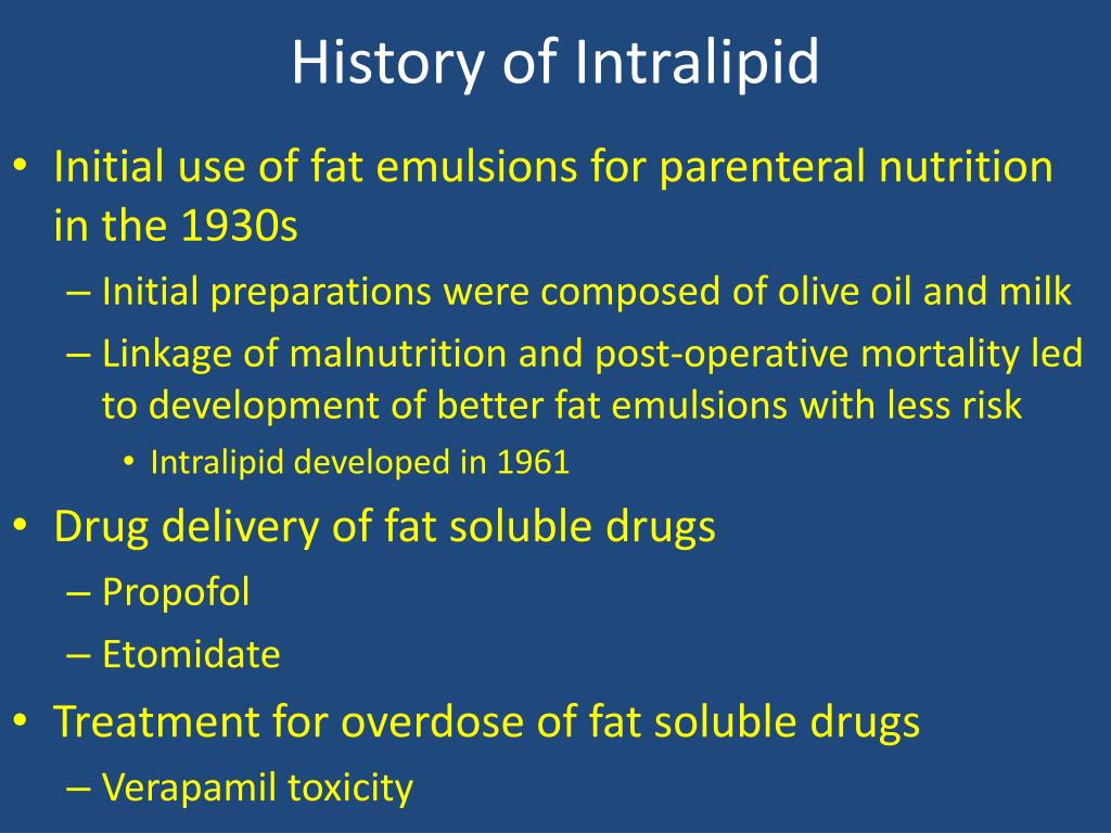 lipid emulsion therapy lipid emulsion therapy