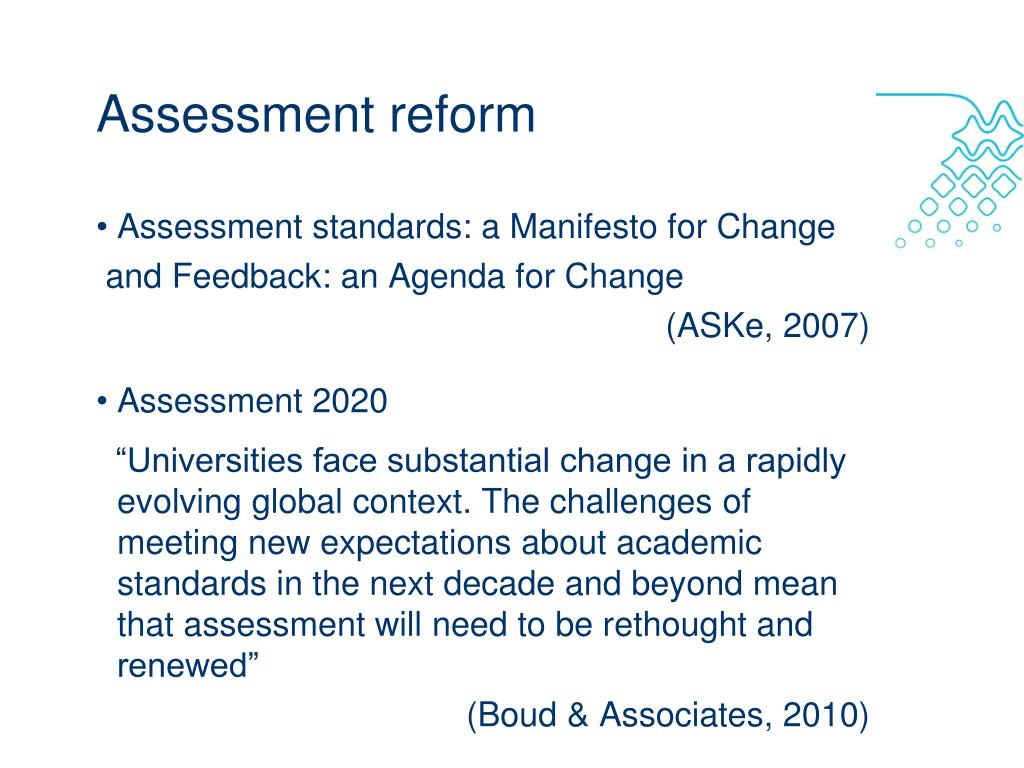 PPT - Enhancing Academic Standards through Effective Assessment ...