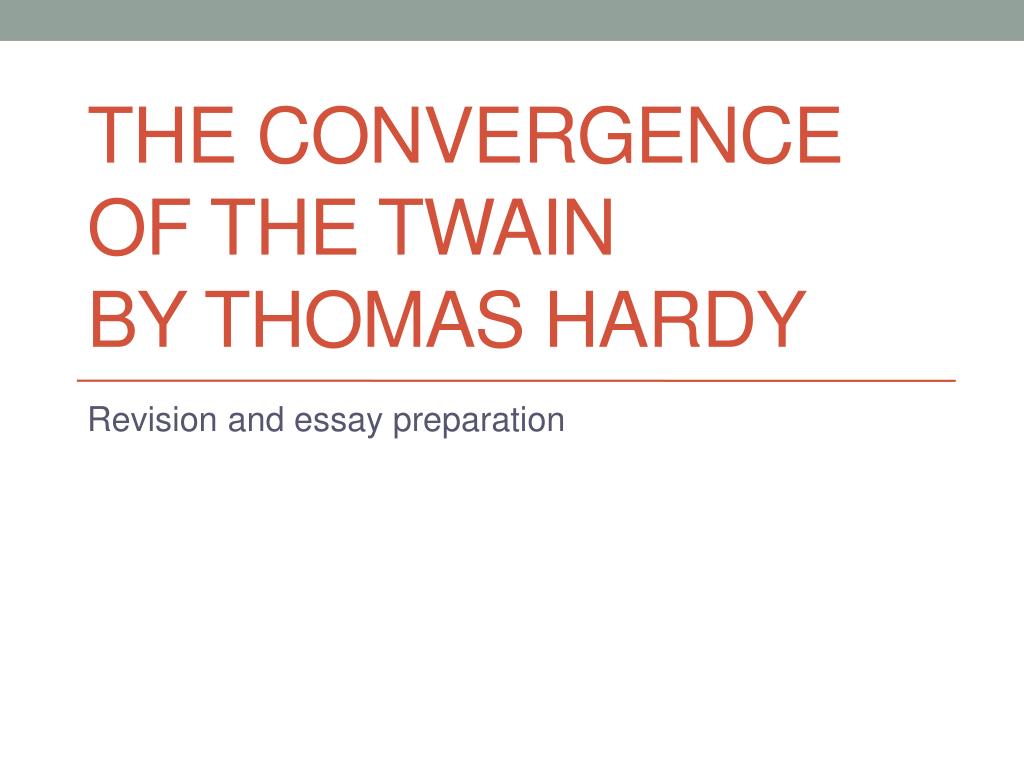 convergence of the twain thesis