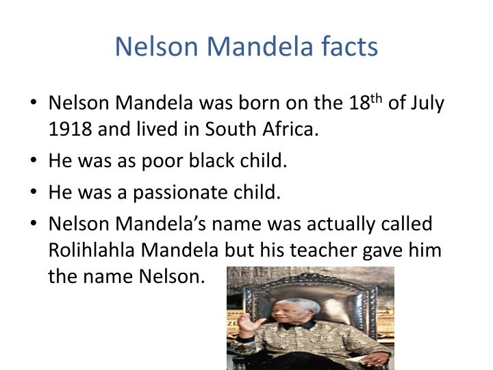 PPT - Nelson Mandela PowerPoint Presentation - ID:2209830