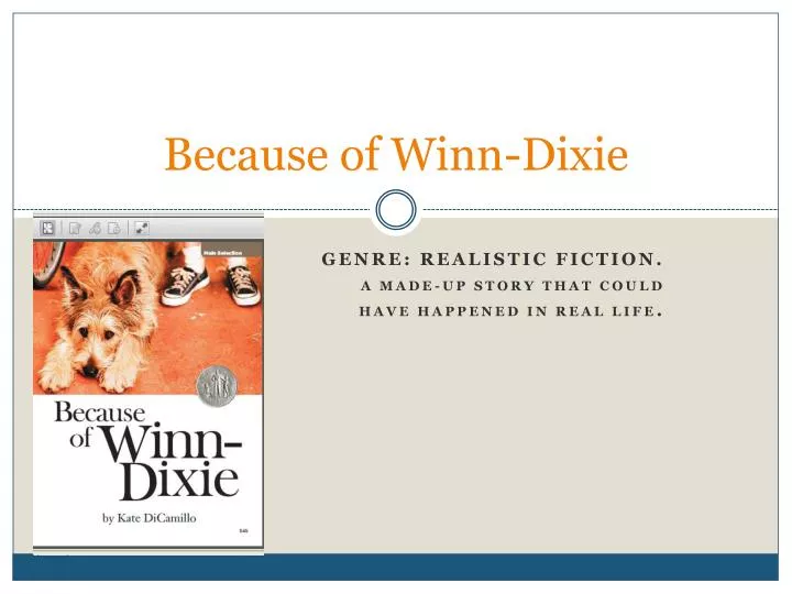PPT Because of WinnDixie PowerPoint Presentation, free