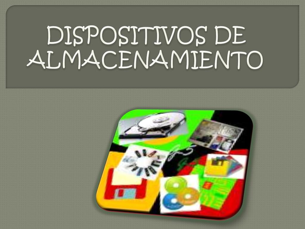 PPT - DISPOSITIVOS DE ALMACENAMIENTO PowerPoint Presentation, free download  - ID:2211011