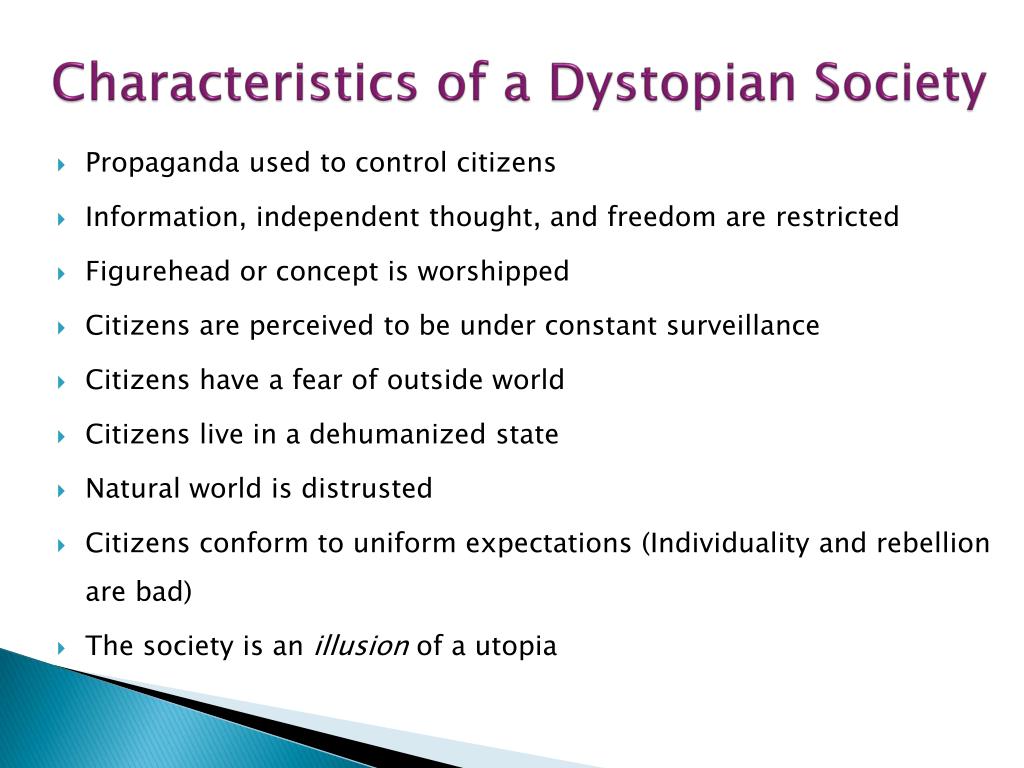 dystopian society essay introduction