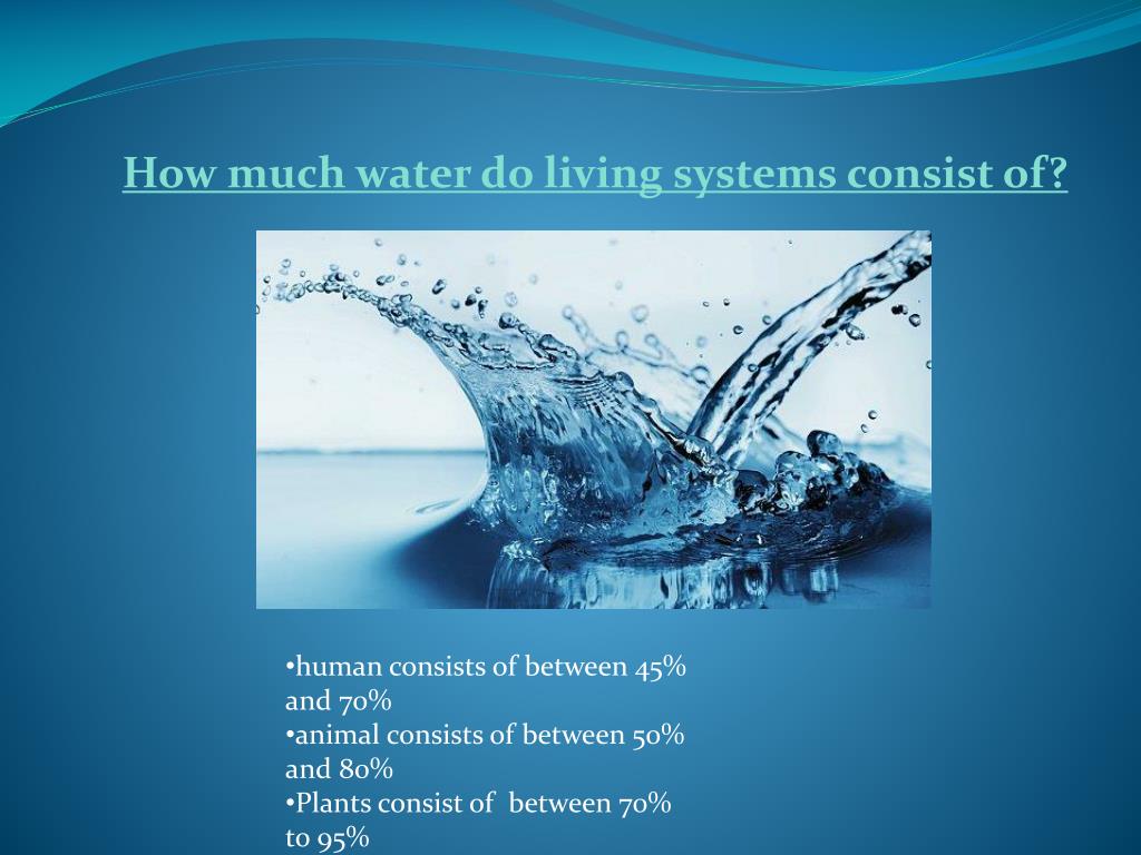 PPT The role of water in biology PowerPoint Presentation, free