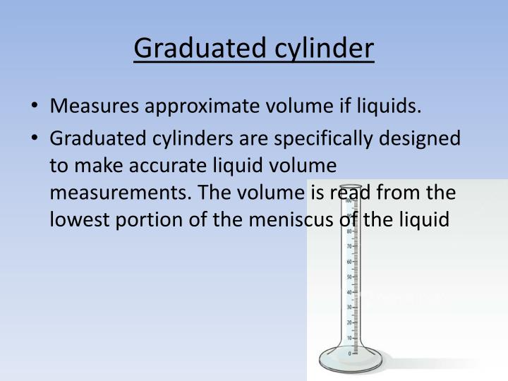 ppt science equipment and meaning powerpoint graduated cylinder definition