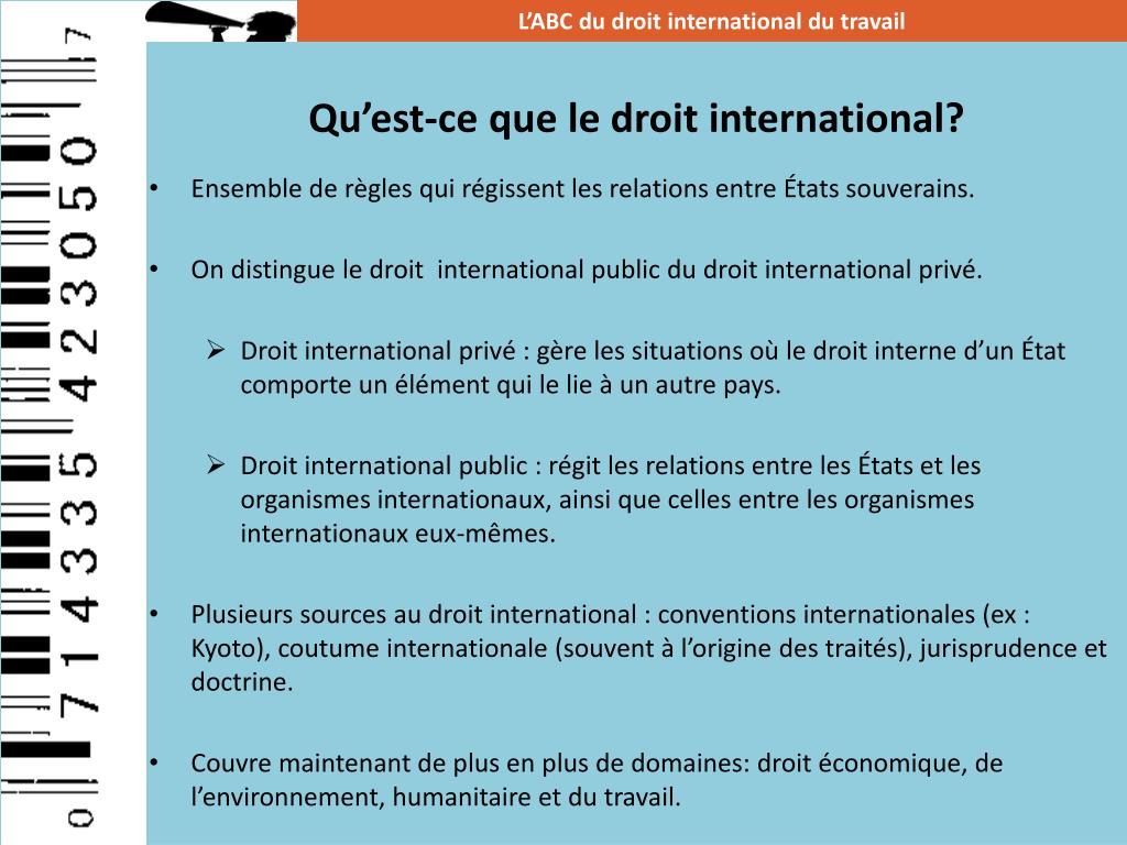 Baccalauréat En Relations Internationales Et Droit International
