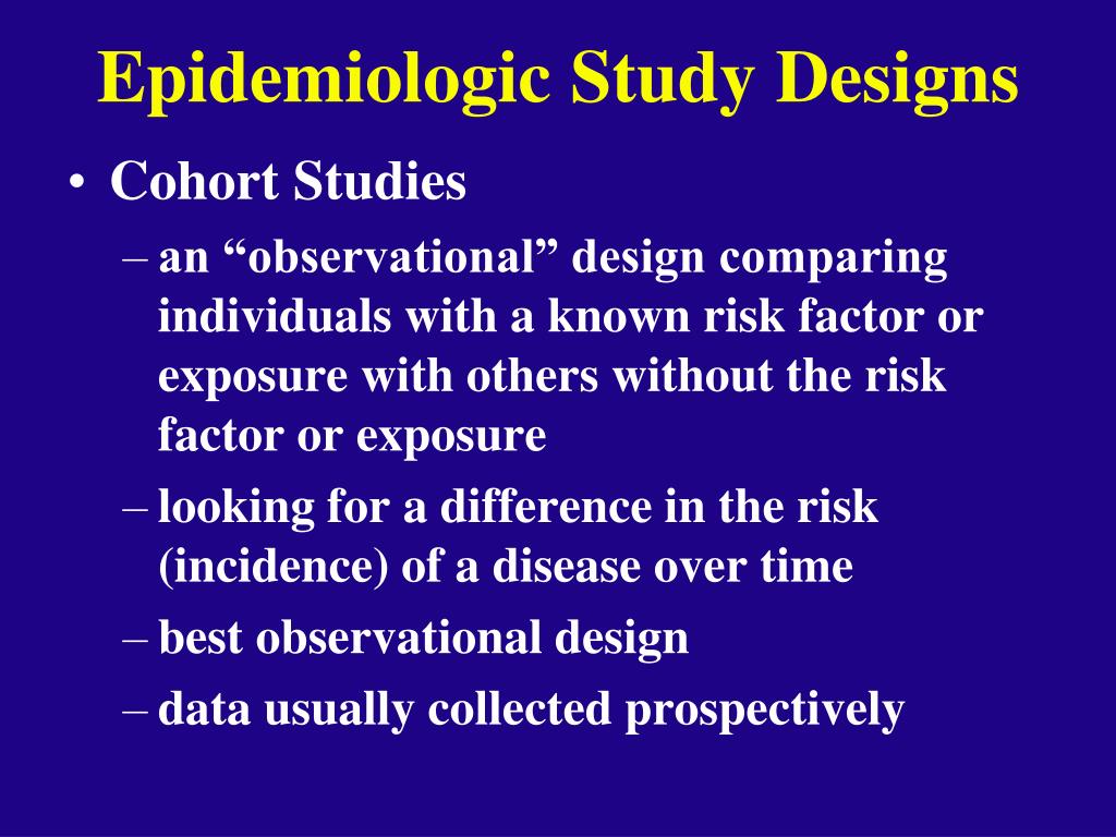 PPT - Introduction To Epidemiology And Study Designs PowerPoint ...