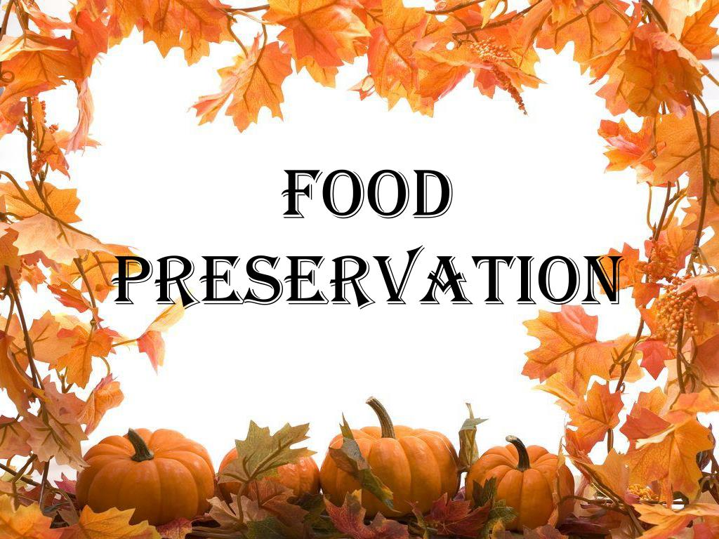 powerpoint presentation on food preservation
