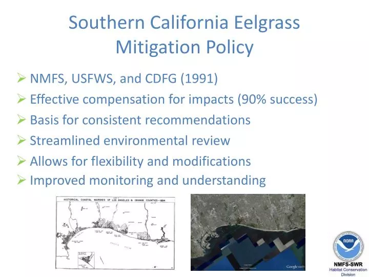 Ppt Southern California Eelgrass Mitigation Policy Powerpoint