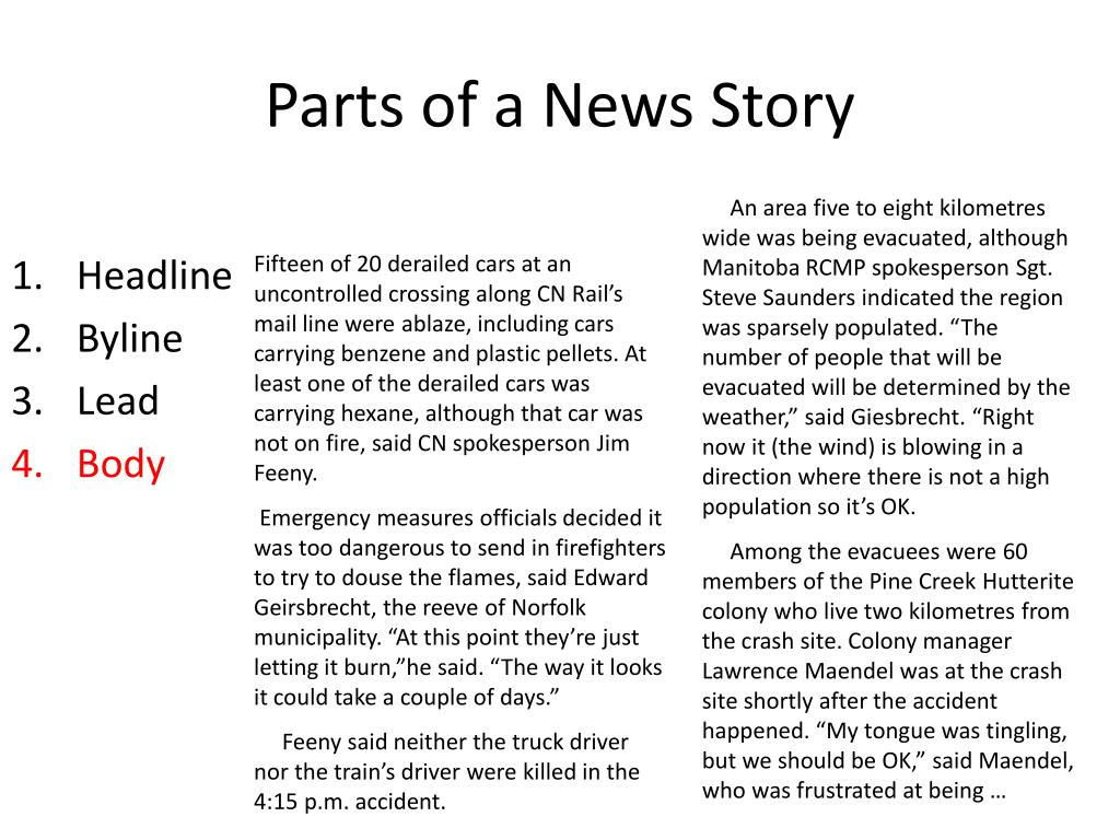 PPT Writing A News Story PowerPoint Presentation Free Download ID ppt-writing-a-news-story-powerpoint-presentation-free-download-id