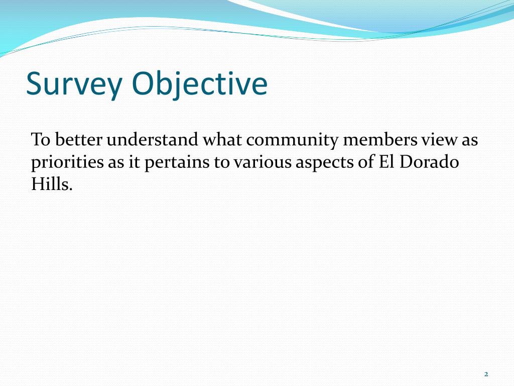 PPT - El Dorado Hills Community Survey PowerPoint Presentation, free ...
