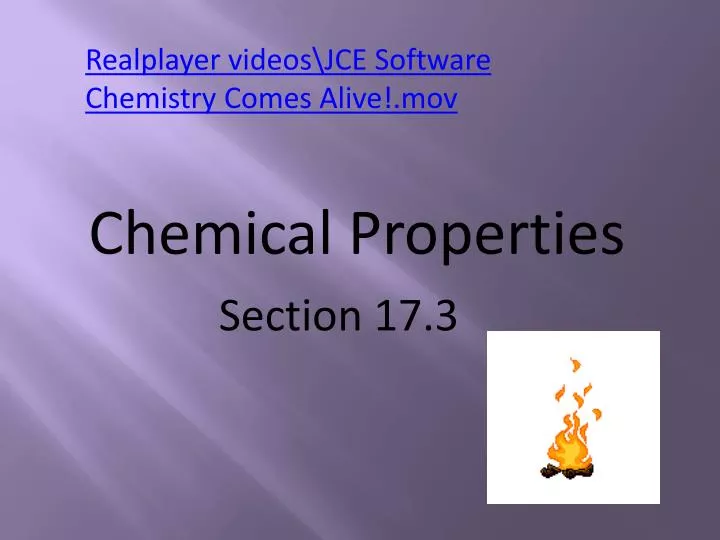 chemical properties n.