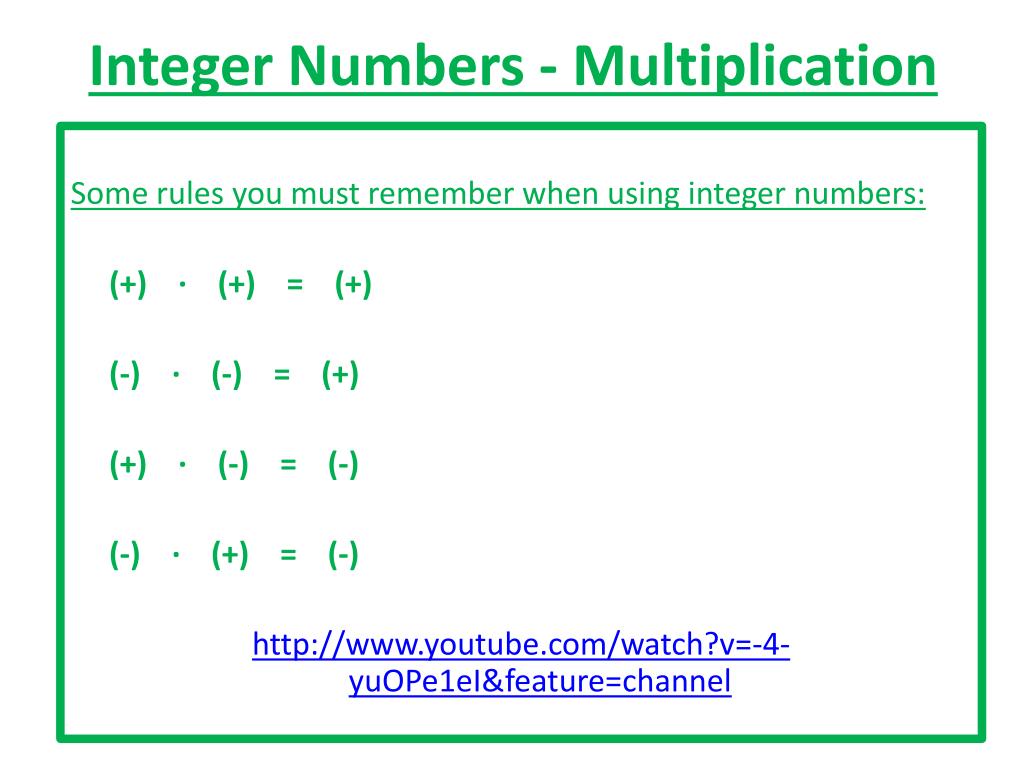 PPT - Integer Numbers PowerPoint Presentation, free download - ID:2215402