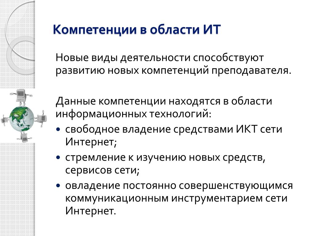 Компетенции учителя географии