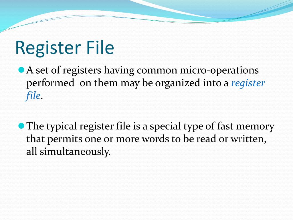 Register File Table PPT - Understanding Bidirectional Shifters and Register Files in ...