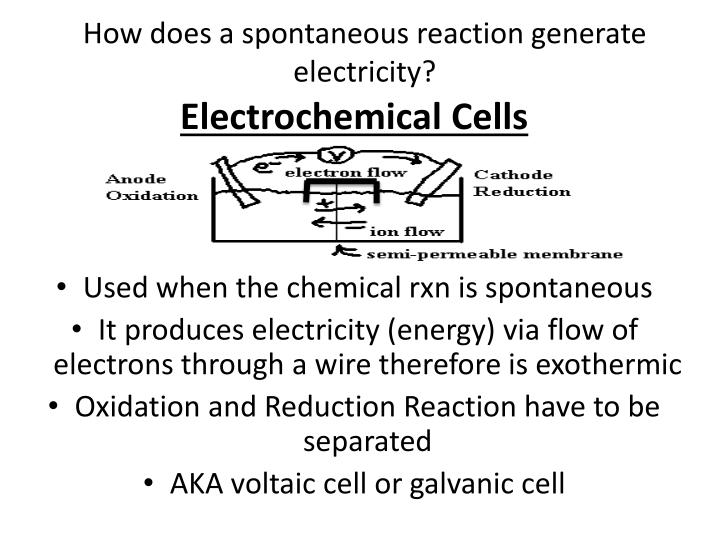 PPT - Topic: Electrochemical Cells PowerPoint Presentation - ID:2216847