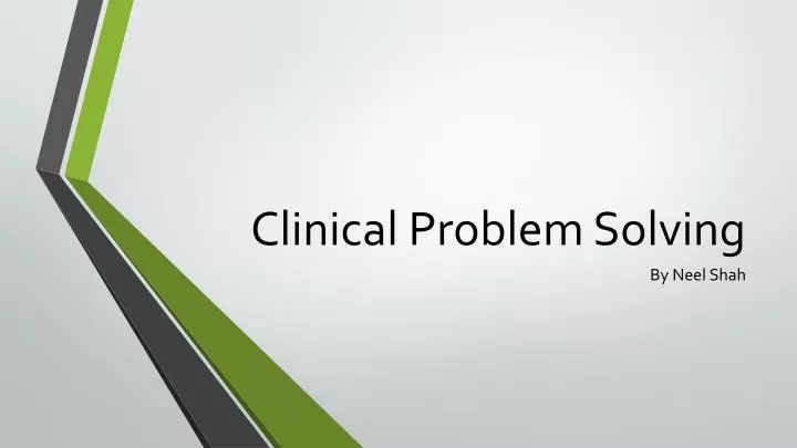 clinical cases problem solving