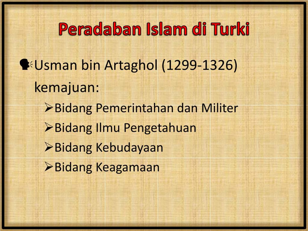 Ppt Peradaban Islam Di Turki Powerpoint Presentation Free