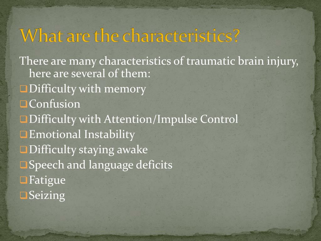 PPT - Traumatic Brain Injury PowerPoint Presentation, free download