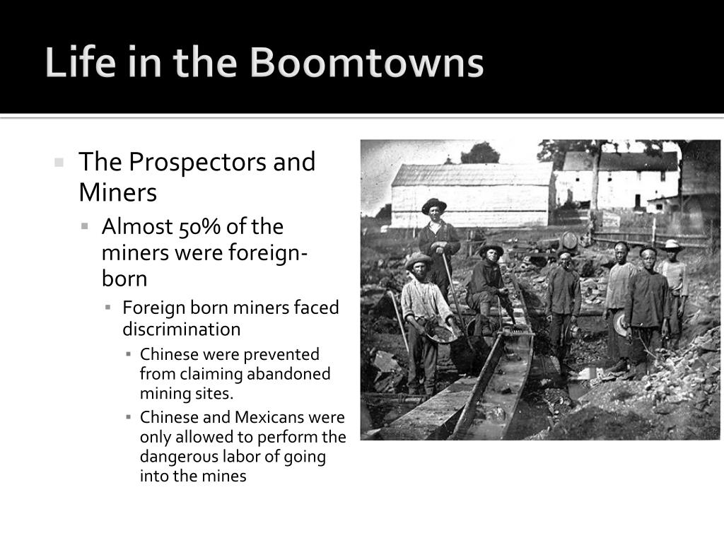 PPT Boomtowns to Ghost Towns Mining in 19 th Century America
