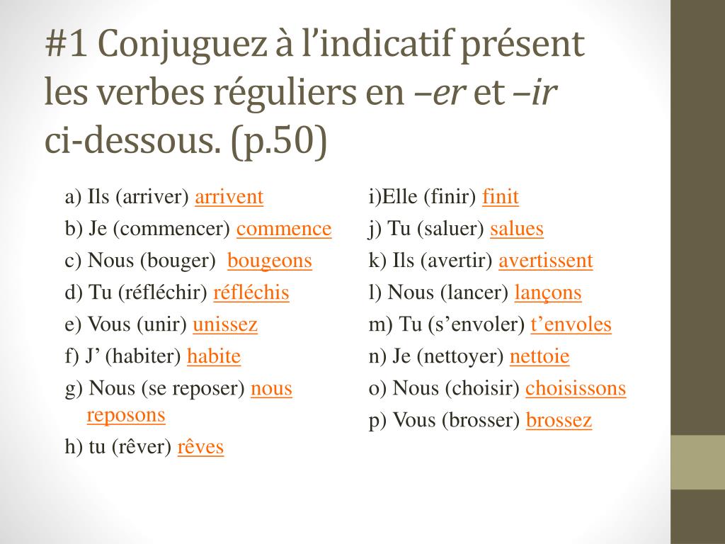 PPT - La conjugaison PowerPoint Presentation, free download - ID:2220768