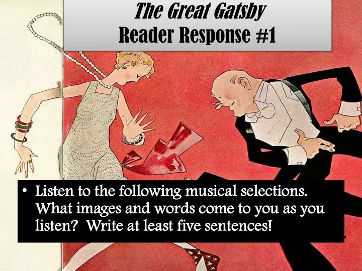 Transactional Reader Response Great Gatsby
