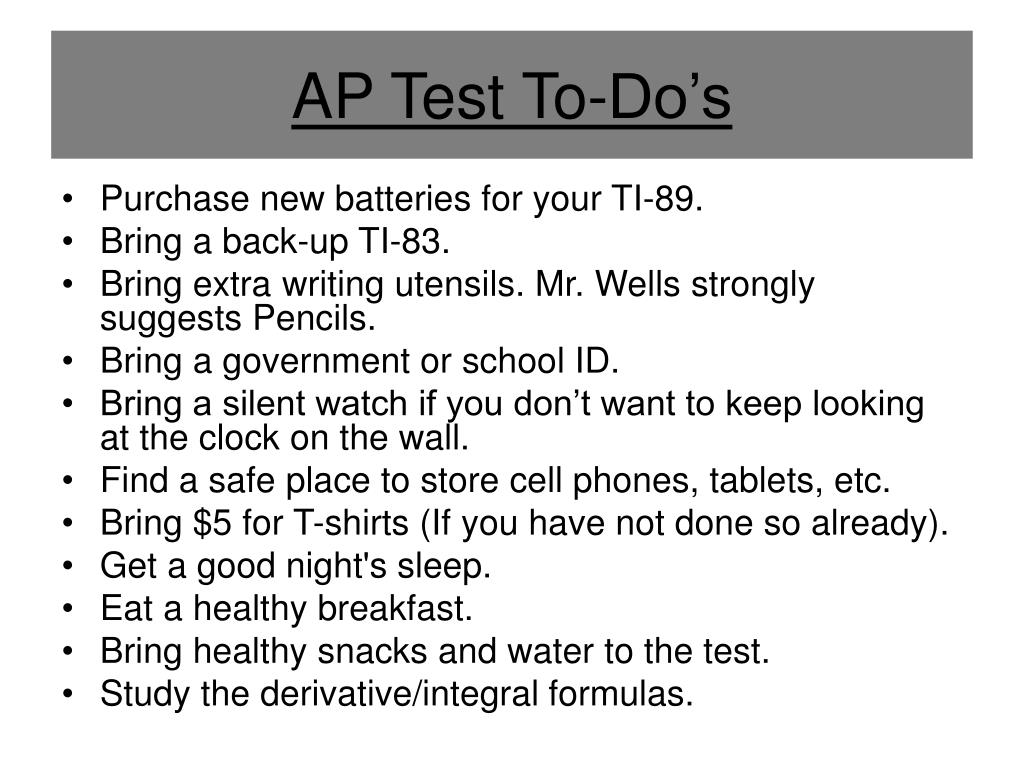 PPT The AP Test Explained PowerPoint Presentation, free download ID