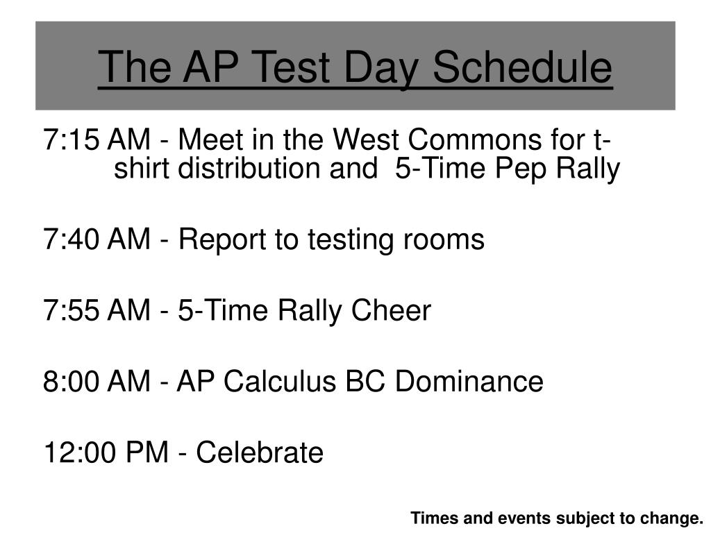 PPT The AP Test Explained PowerPoint Presentation, free download ID