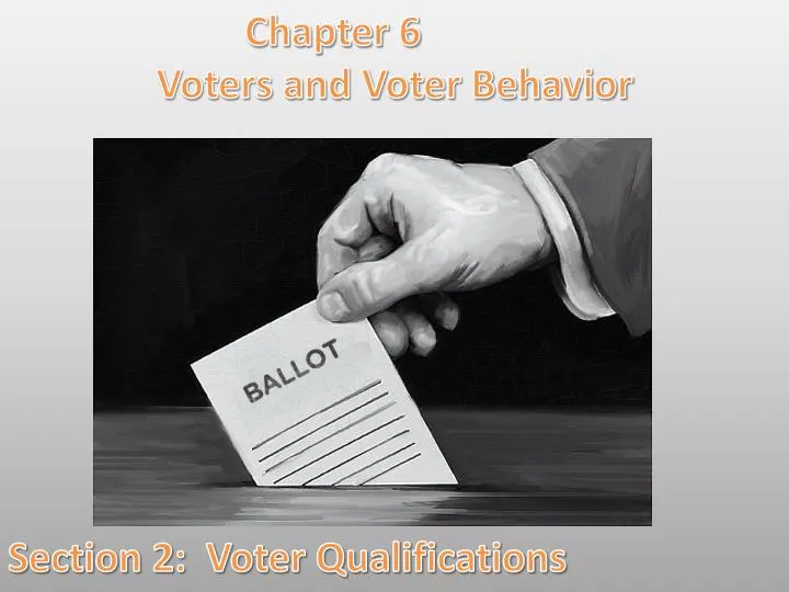 thesis on voting behavior