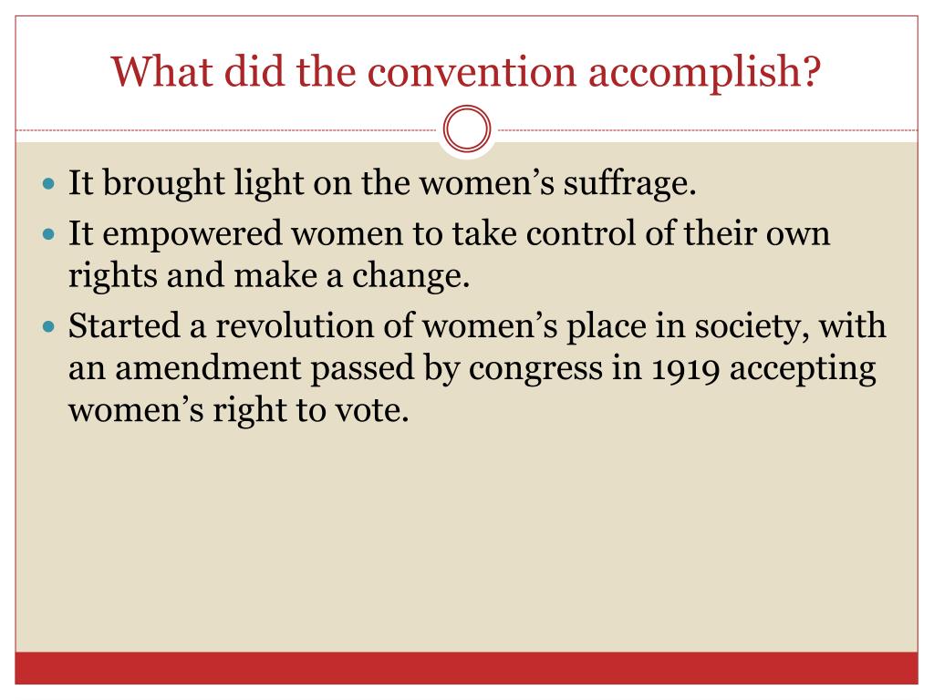 PPT - The Seneca Falls Convention July 19-20 1848 PowerPoint ...