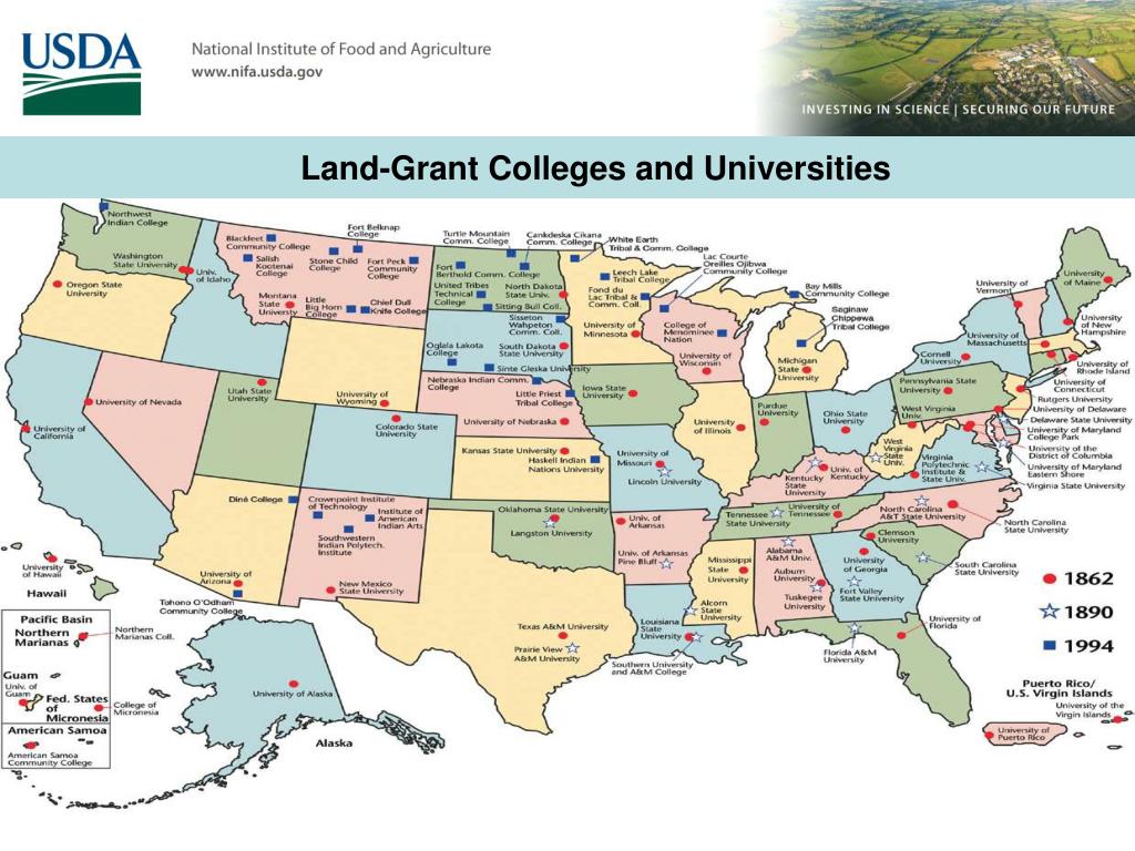 PPT Land Grant Colleges and Universities PowerPoint Presentation