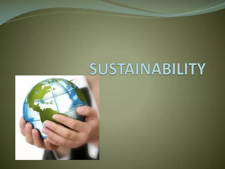 sustainability n.