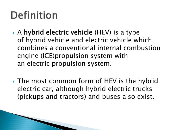 PPT Hybrid Electric Cars PowerPoint Presentation ID2224121