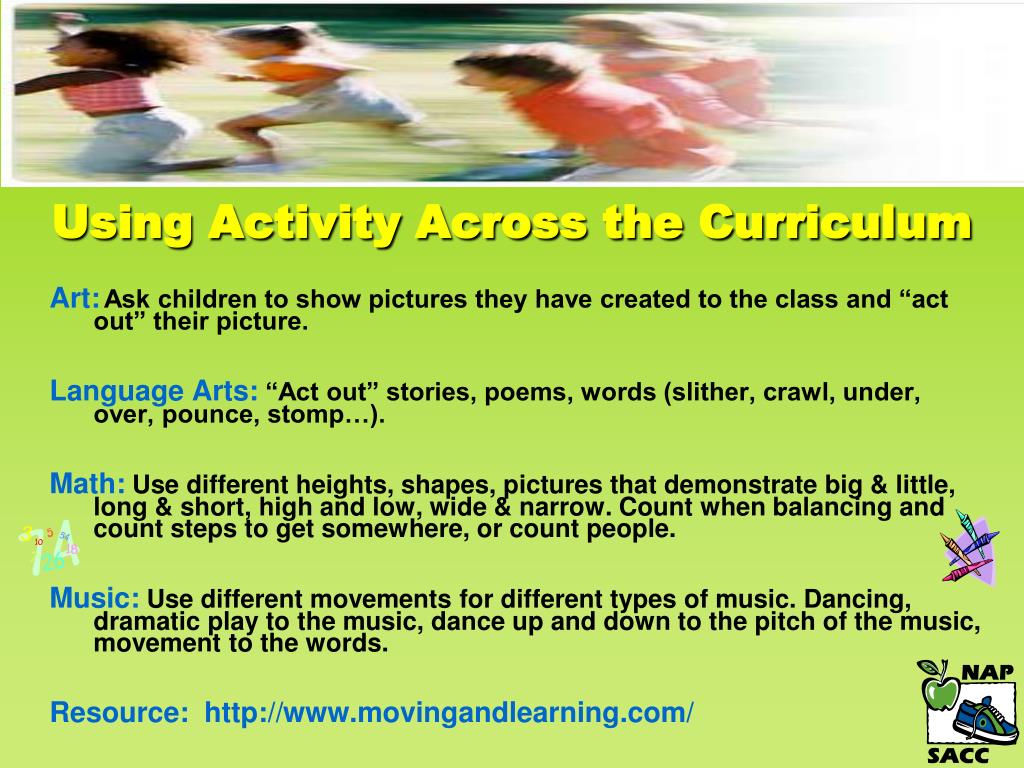 PPT - Moving Children to Good Health Physical Activity for Young ...