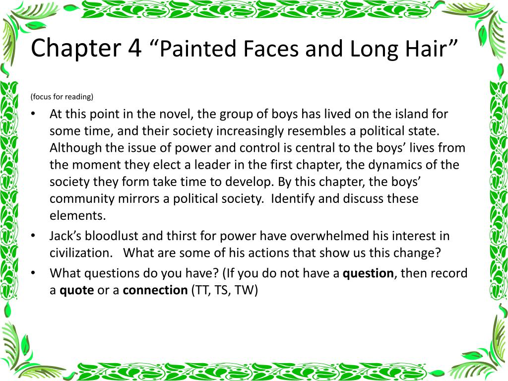 Ppt Lord Of The Flies Chapter Notes Powerpoint Presentation