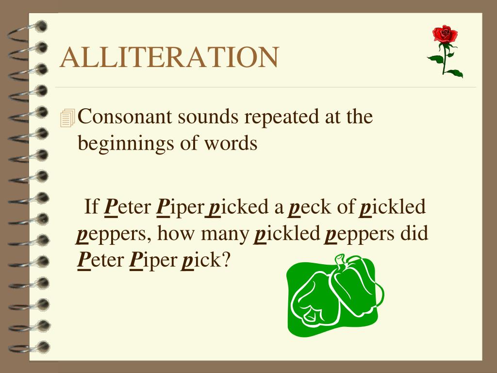 Peter picked pepper. Alliteration. Alliteration examples. Peter Piper picked. What is alliteration.