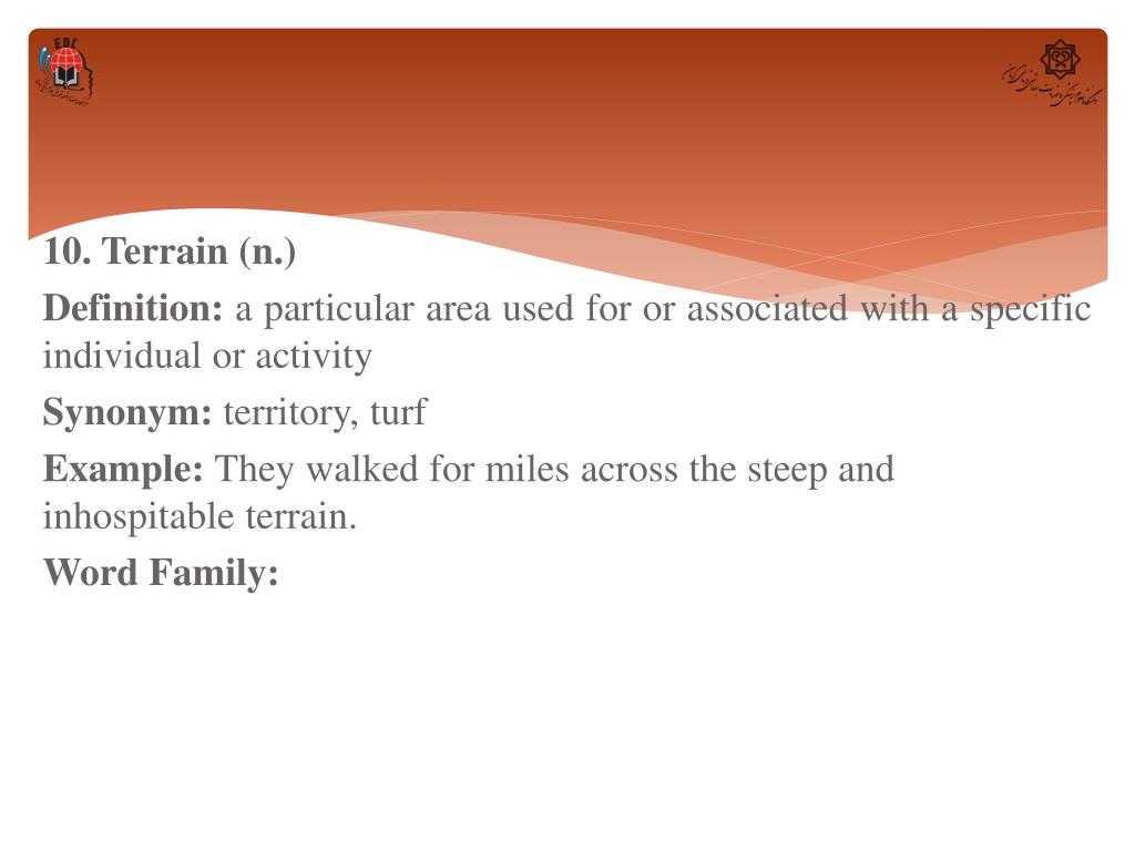 Featured image of post Terrain Synonym / Words/phrases that have a similar definition to the word terrain include.