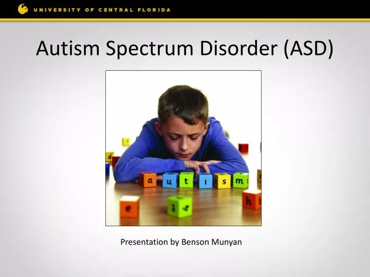 autism spectrum disorder asd n.