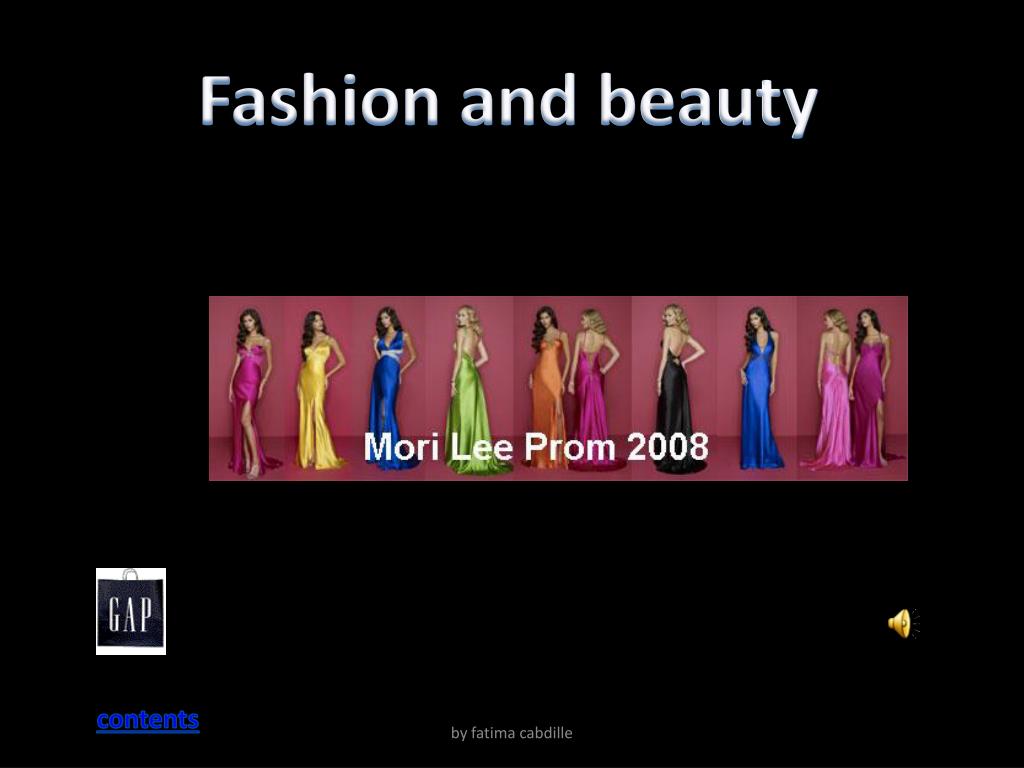 PPT - Fashion and beauty PowerPoint Presentation, free download - ID:2229586