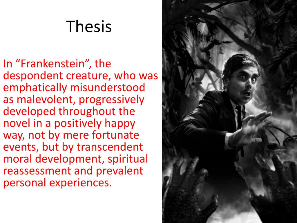 thesis statement example frankenstein